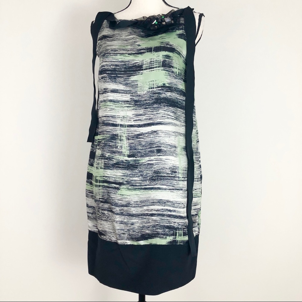 Robert Rodriguez Silk Print Shift Dress